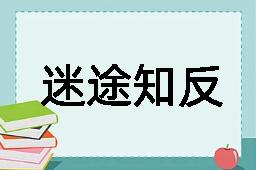 迷途知反