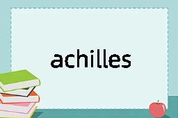 achilles是什么意思