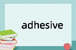 adhesive是什么意思