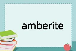 amberite是什么意思