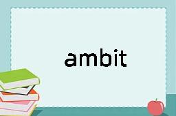 ambit是什么意思