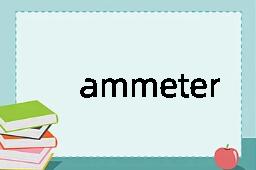 ammeter是什么意思