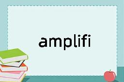 amplification是什么意思