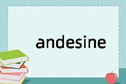 andesine是什么意思