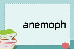 anemophily是什么意思