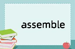 assemble是什么意思