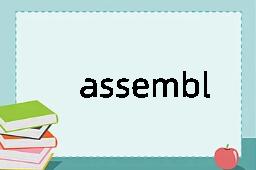 assembled是什么意思