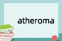 atheroma是什么意思