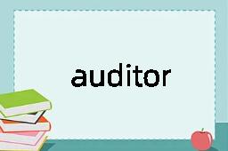 auditor是什么意思