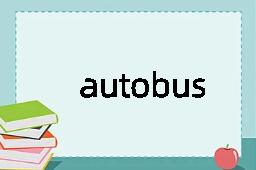 autobus是什么意思