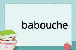 babouche是什么意思