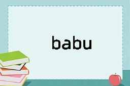 babu是什么意思