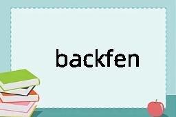 backfence是什么意思