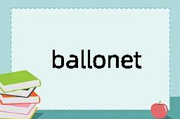 ballonet是什么意思