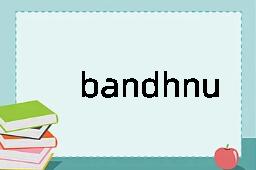 bandhnu是什么意思