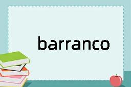 barranco是什么意思