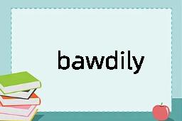 bawdily是什么意思