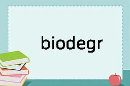 biodegradable是什么意思