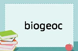 biogeochemistry是什么意思