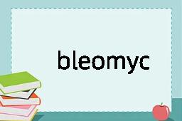 bleomycin是什么意思