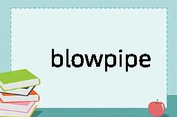 blowpipe是什么意思