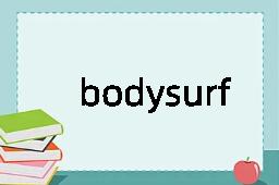 bodysurf是什么意思