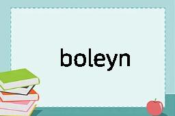 boleyn是什么意思