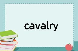 cavalryman是什么意思