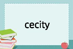 cecity是什么意思