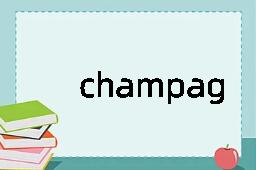 champagne是什么意思