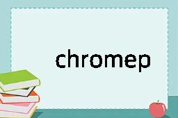 chromeplate是什么意思