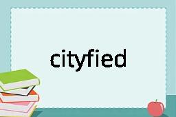 cityfied是什么意思