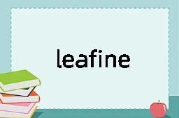 leafiness是什么意思