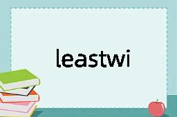 leastwise是什么意思