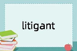 litigant是什么意思