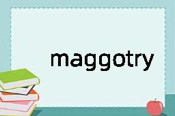 maggotry是什么意思