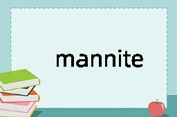 mannite是什么意思