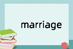 marriage是什么意思