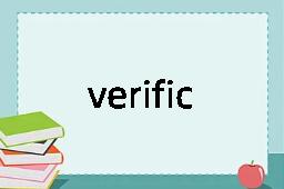 verification是什么意思