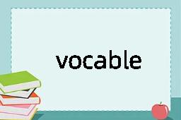 vocable是什么意思