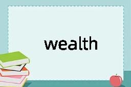 wealth是什么意思