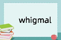 whigmaleerie是什么意思