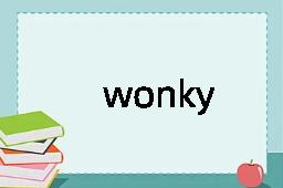 wonky是什么意思