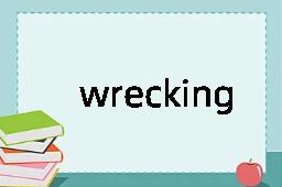 wrecking是什么意思