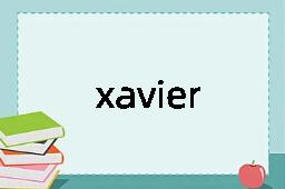 xavier是什么意思