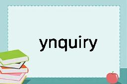 ynquiry是什么意思