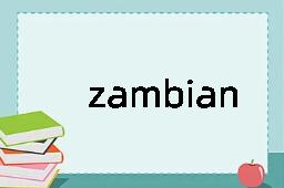 zambian是什么意思