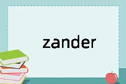 zander是什么意思
