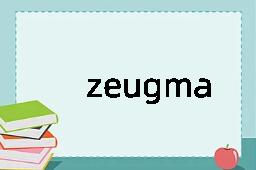 zeugma是什么意思