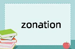 zonation是什么意思